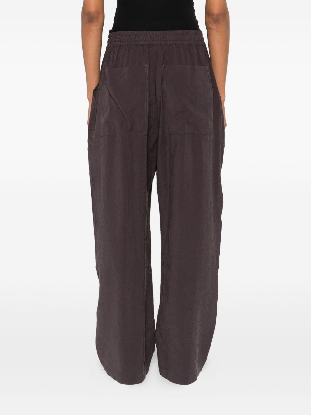Capel elasticized-waistband trousers - 4