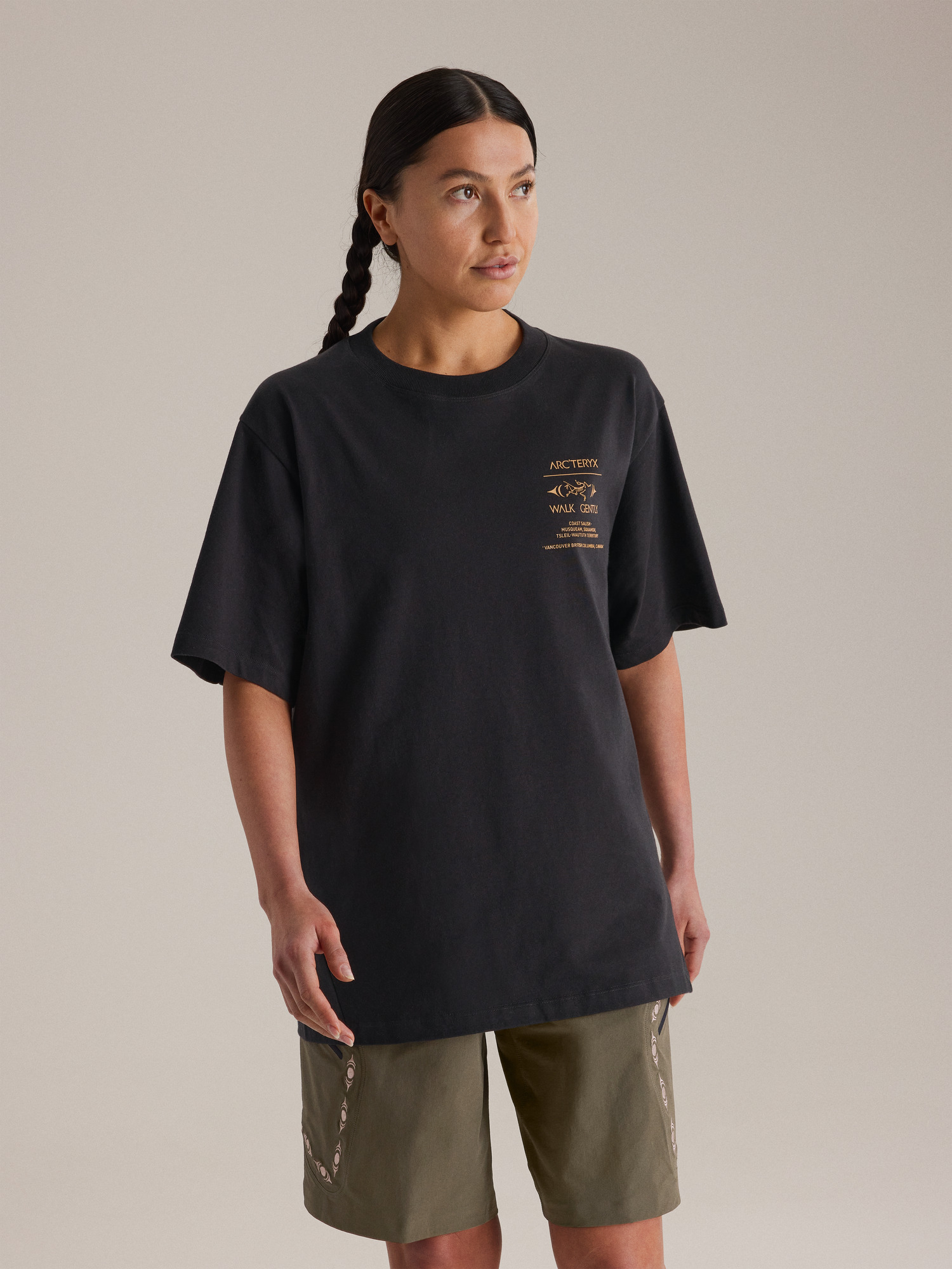 Walk Gently Cotton Cedar Bark Shirt SS - 2