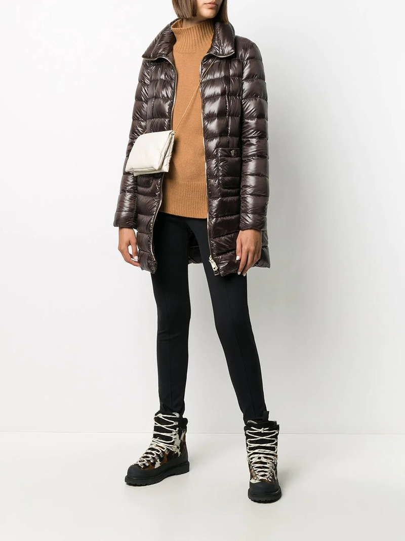 Herno quitled zipped coat outlook
