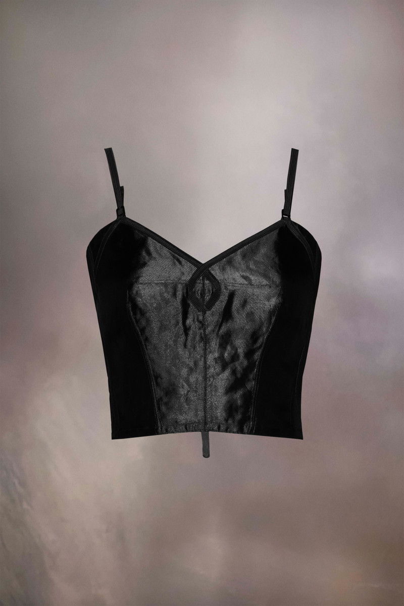 Maison Margiela Metal silk top outlook