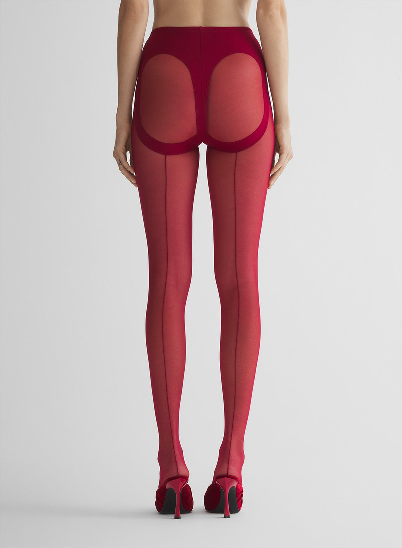 re/edit red pantyhose 3