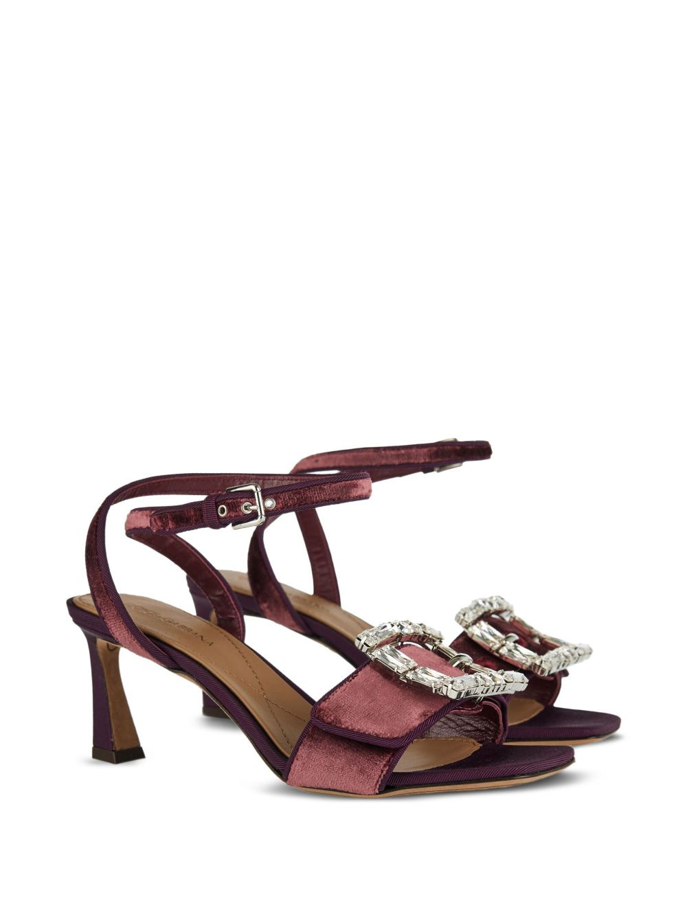 70mm crystal-embellished sandals - 2