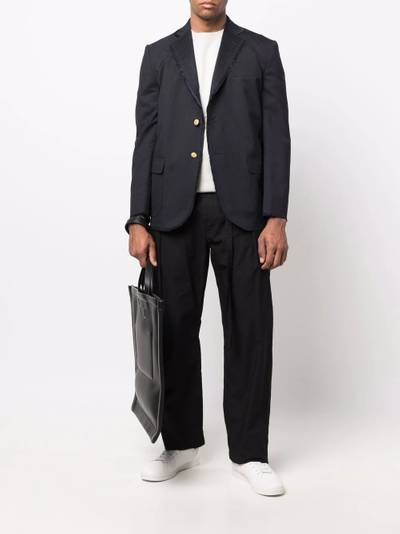 Junya Watanabe MAN pinstriped wool-blend blazer outlook