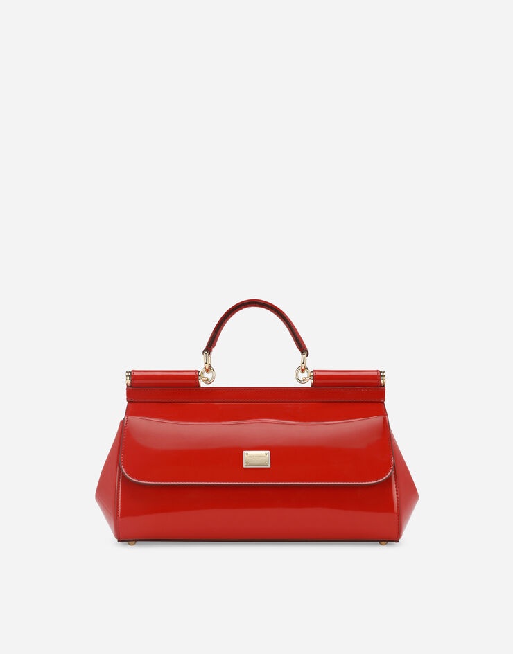 Medium Sicily bag in polished calfskin - 1