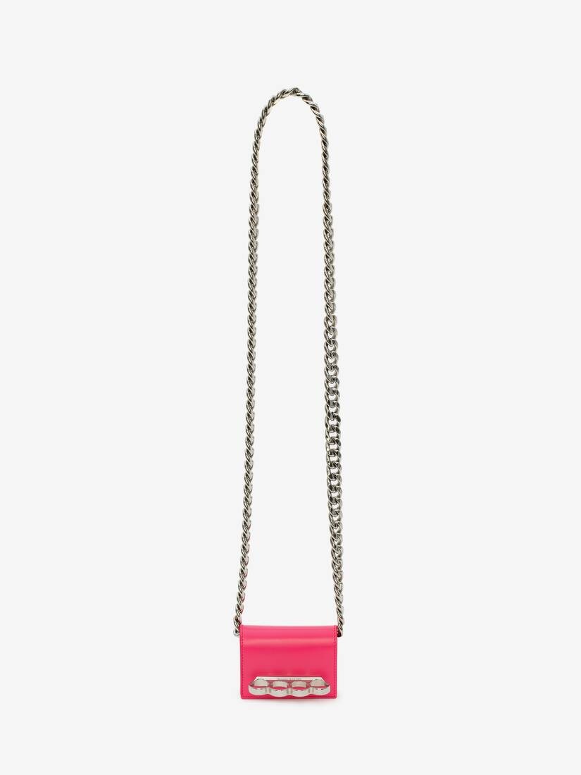The Four Ring Micro in Neon Pink - 5