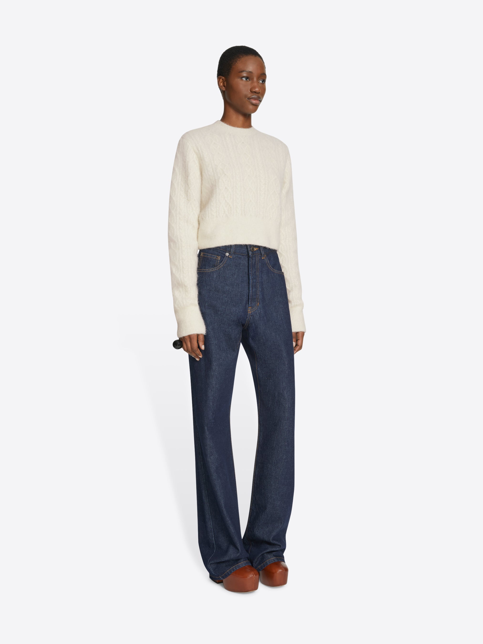CABLE KNIT SWEATER - 3