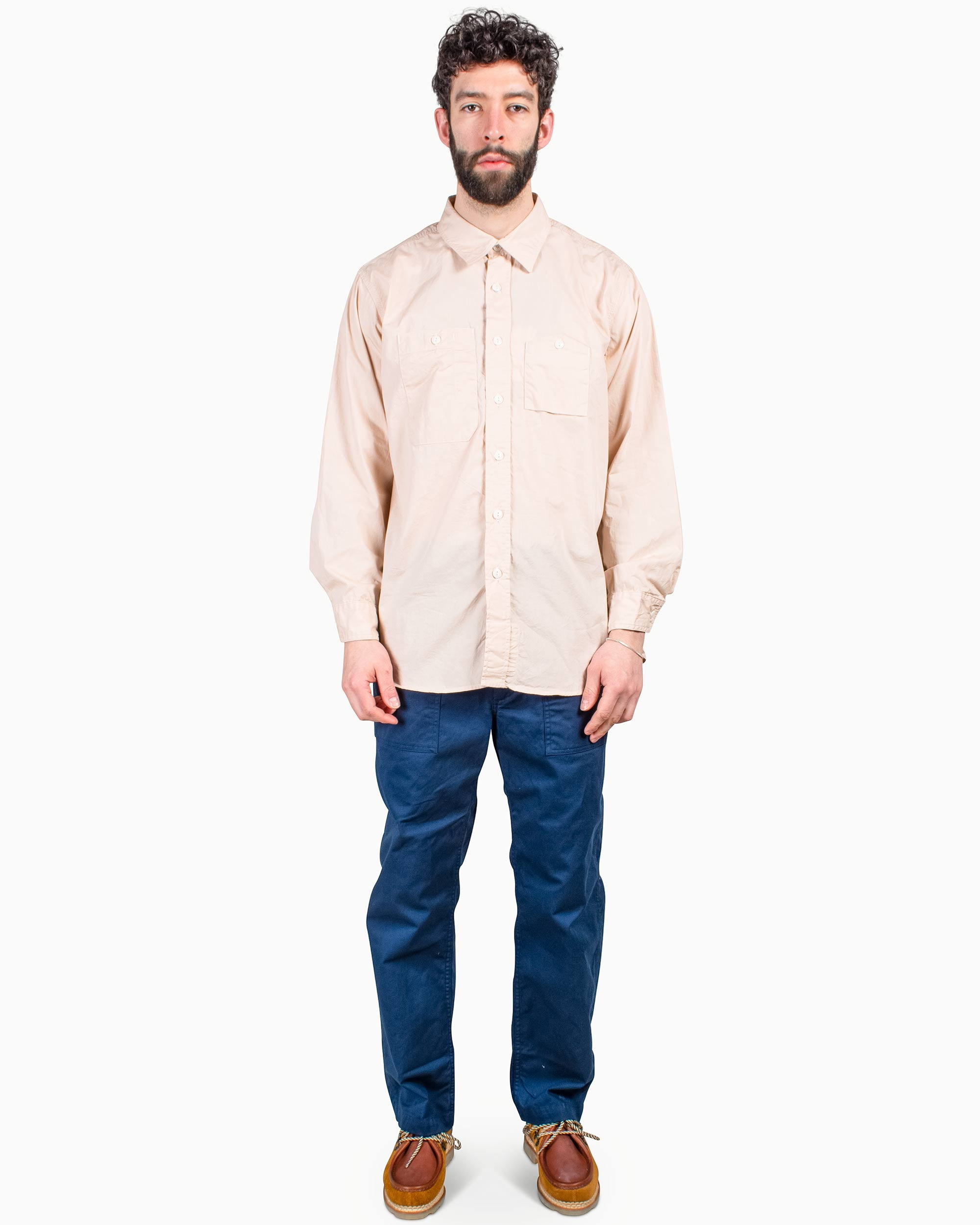 Work Shirt Pink Superfine Poplin - 2