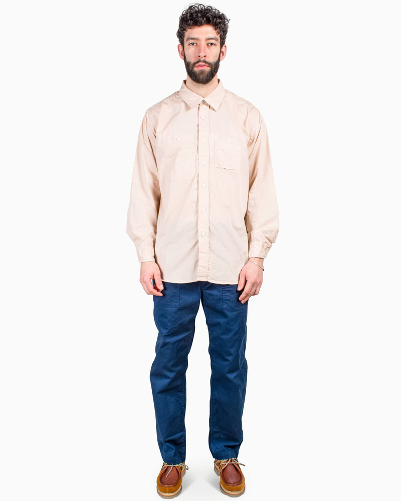Engineered Garments Work Shirt Pink Superfine Poplin outlook