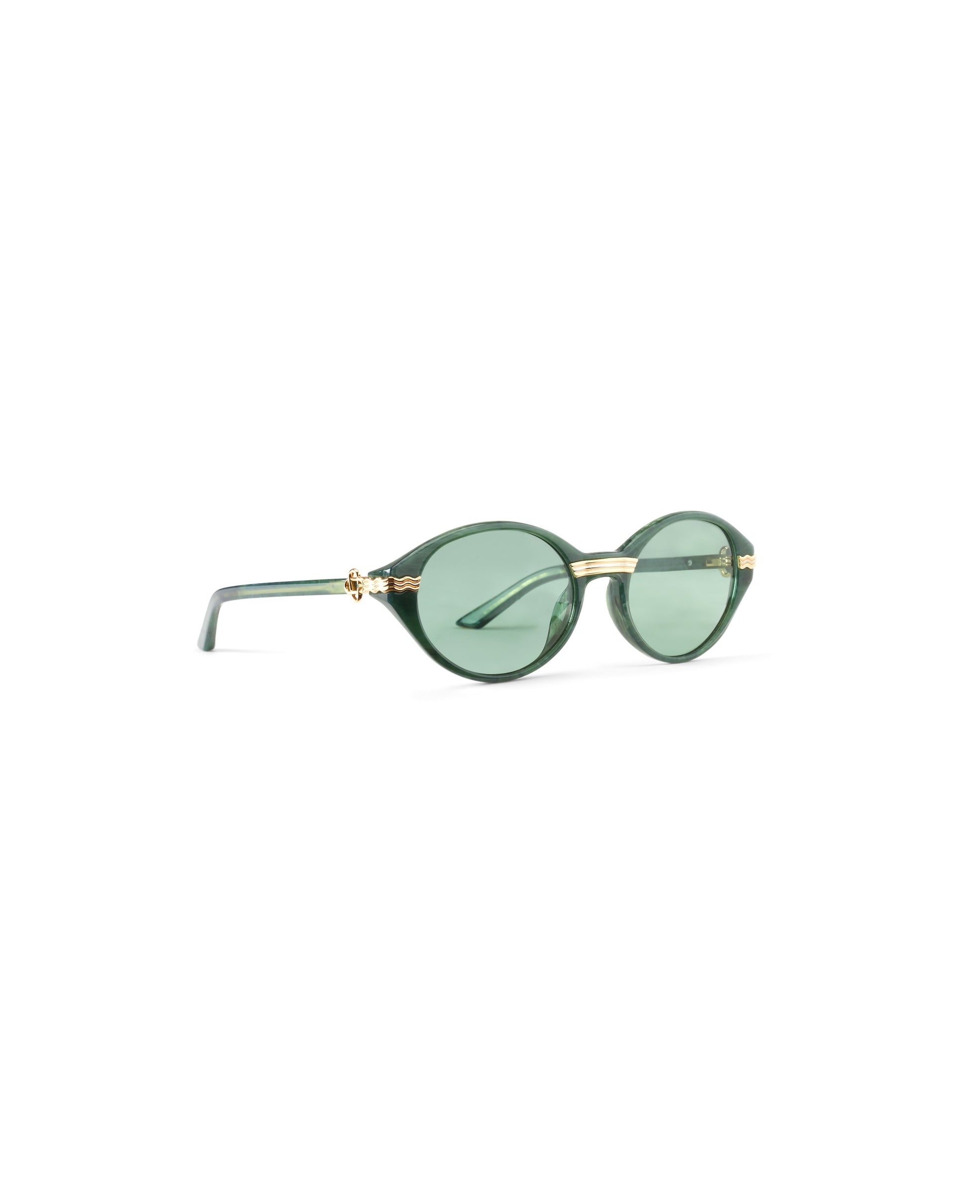 Green & Gold Cannes Sunglasses - 1