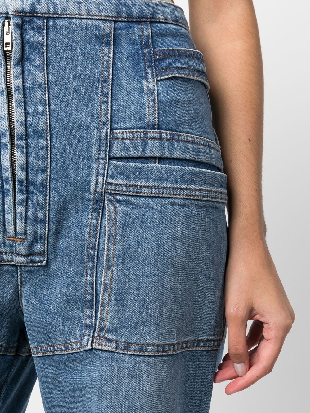 straight-leg cargo jeans - 5