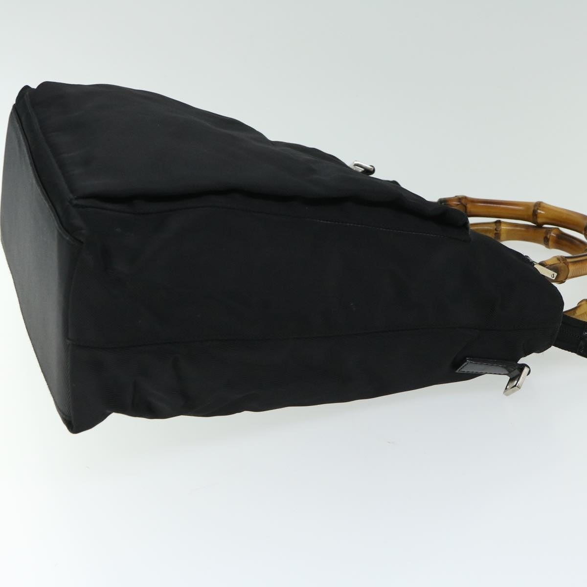 GUCCI Bamboo Hand Bag Nylon Black 002 3754 002 3754 - 4