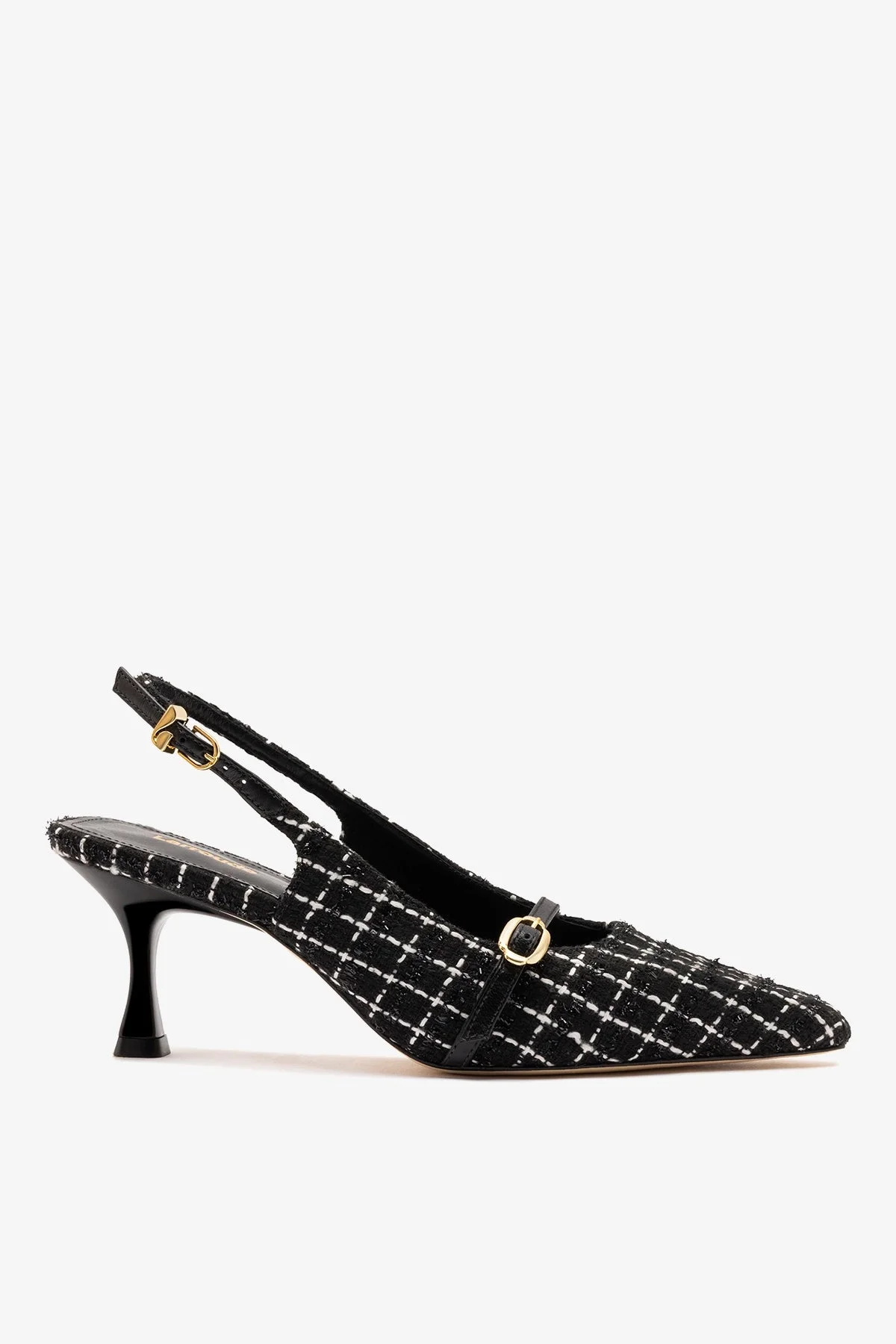 Ines Pump Black Tweed - 1