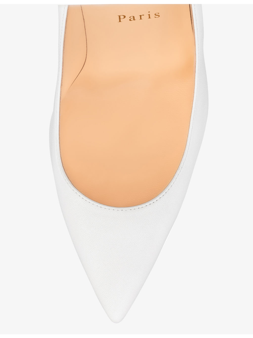 Kate 100 pointed-toe leather heeled courts - 4
