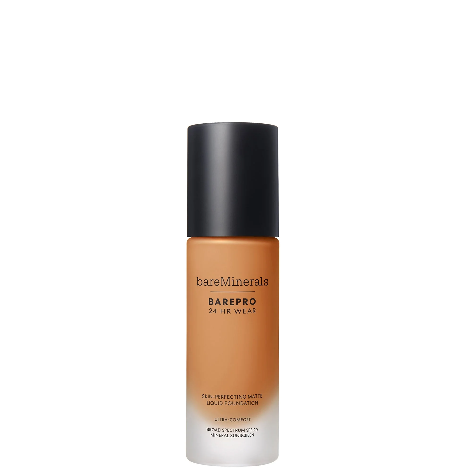 bareMinerals BAREPRO® 24 Hour Matte Liquid Foundation Mineral SPF 20 - Med. Deep 43 Neutral - 1