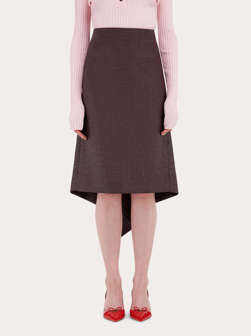 FERRAGAMO Asymmetric skirt outlook