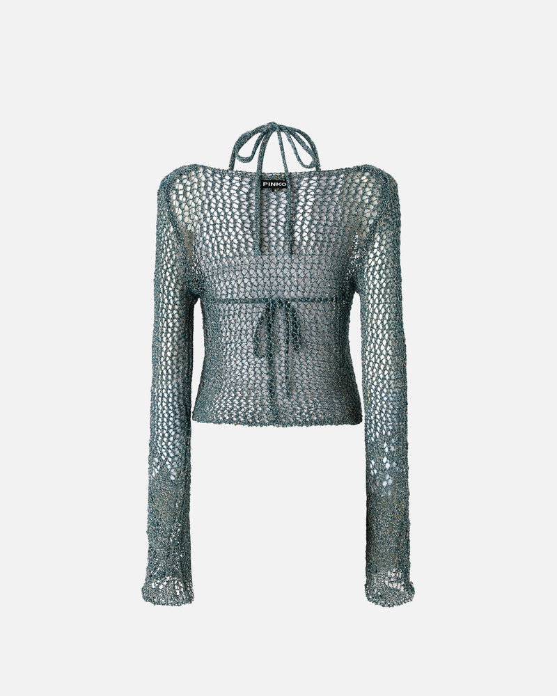 MESH SWEATER WITH BIKINI 6