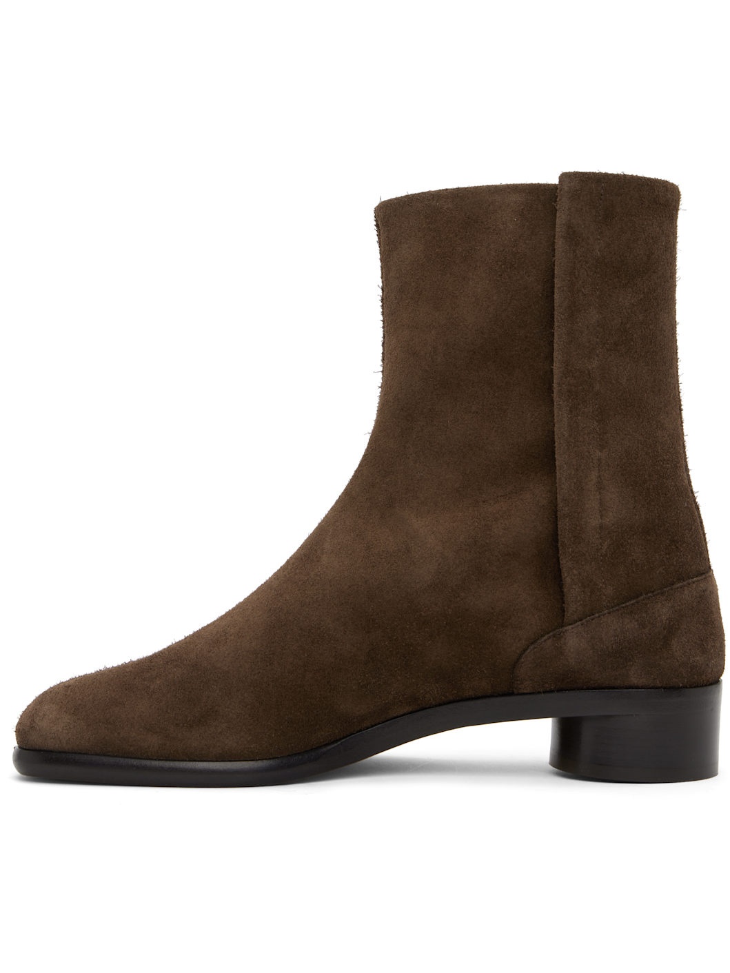 Brown Tabi Ankle Boots - 3