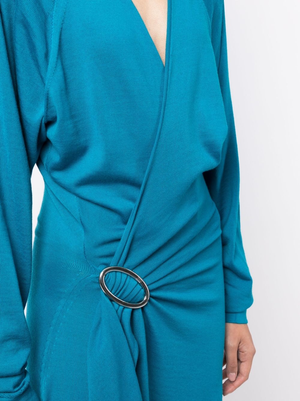 Atwell wool midi wrap dress - 5
