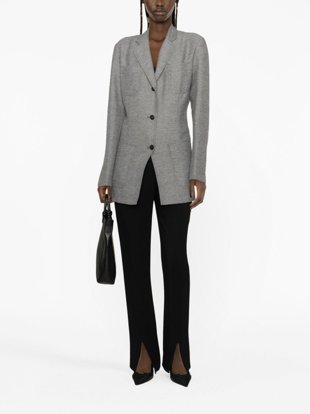 single-breasted blazer - 2