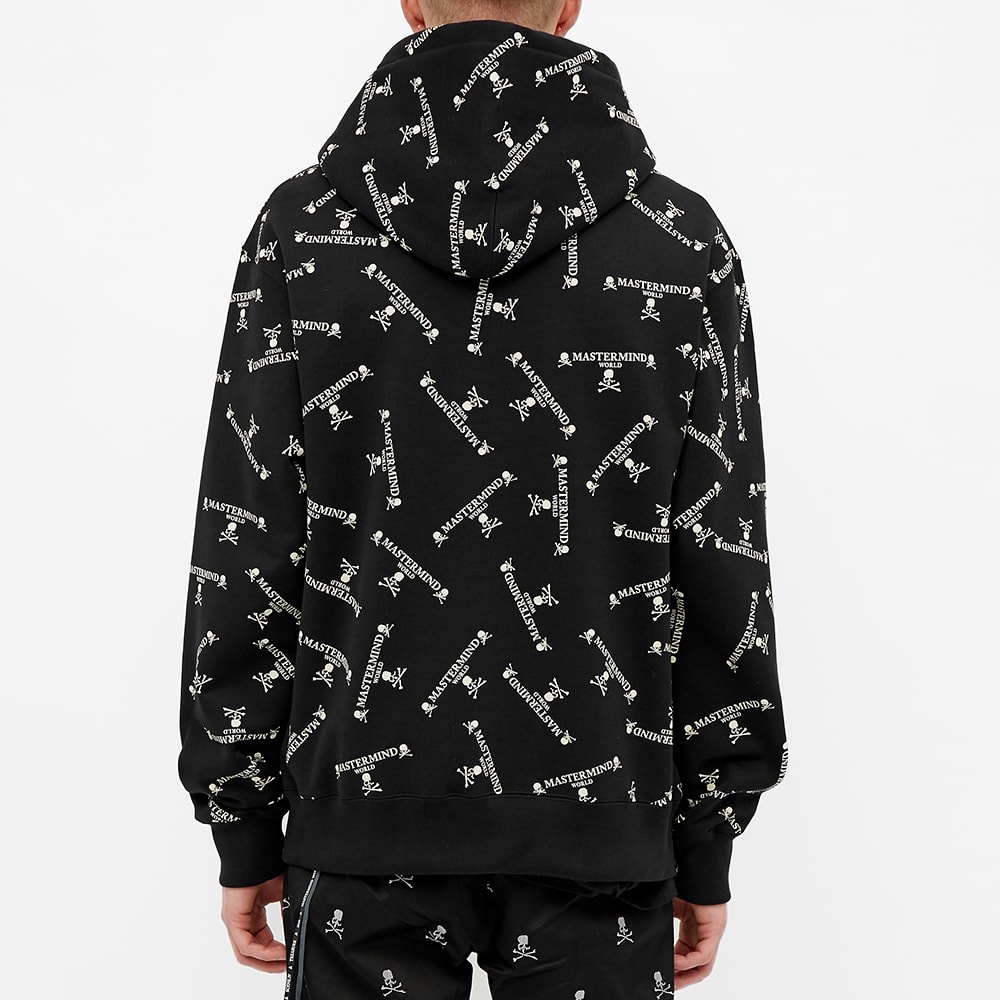 MASTERMIND WORLD All Over Print Hoody - 5