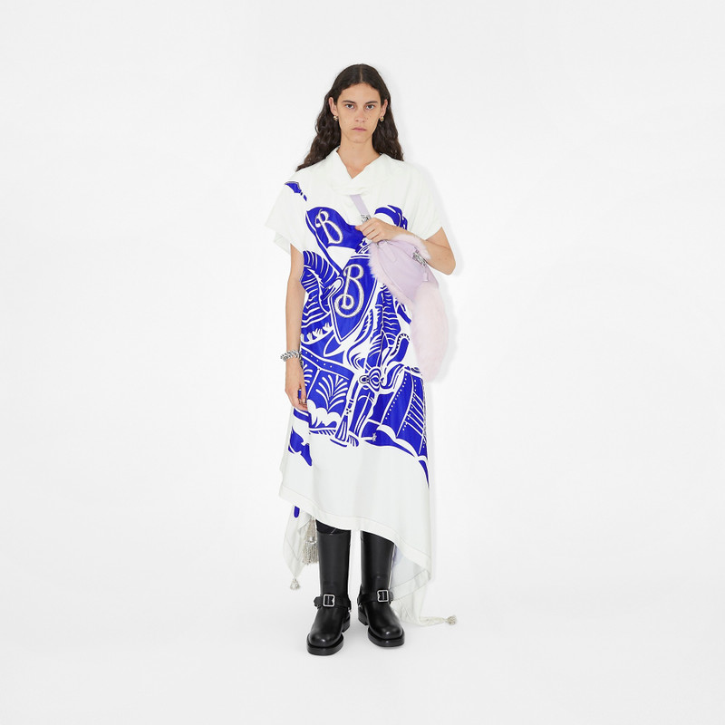 Burberry EKD Print Viscose Flag Dress outlook
