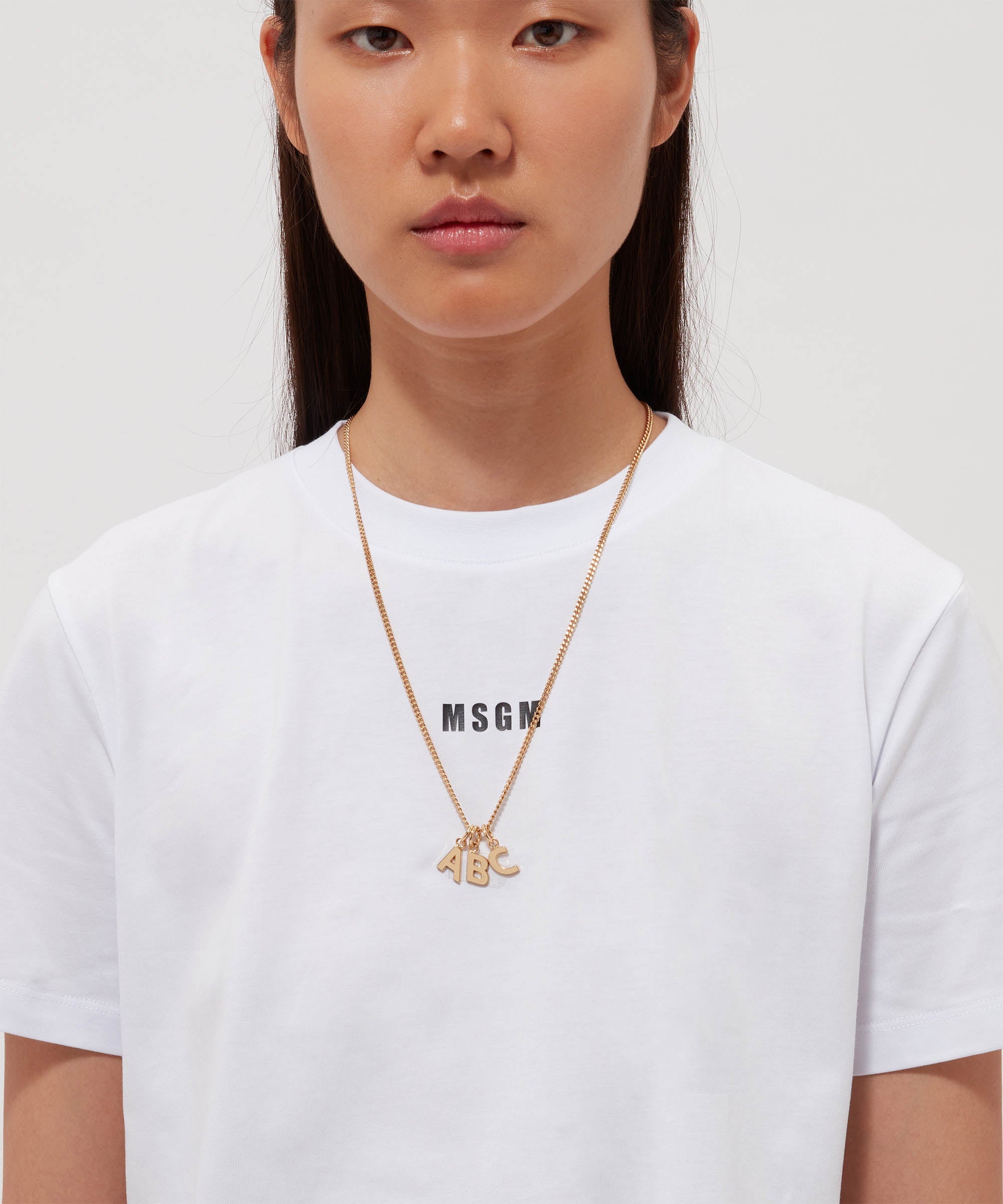 Brass letter S charm - 3