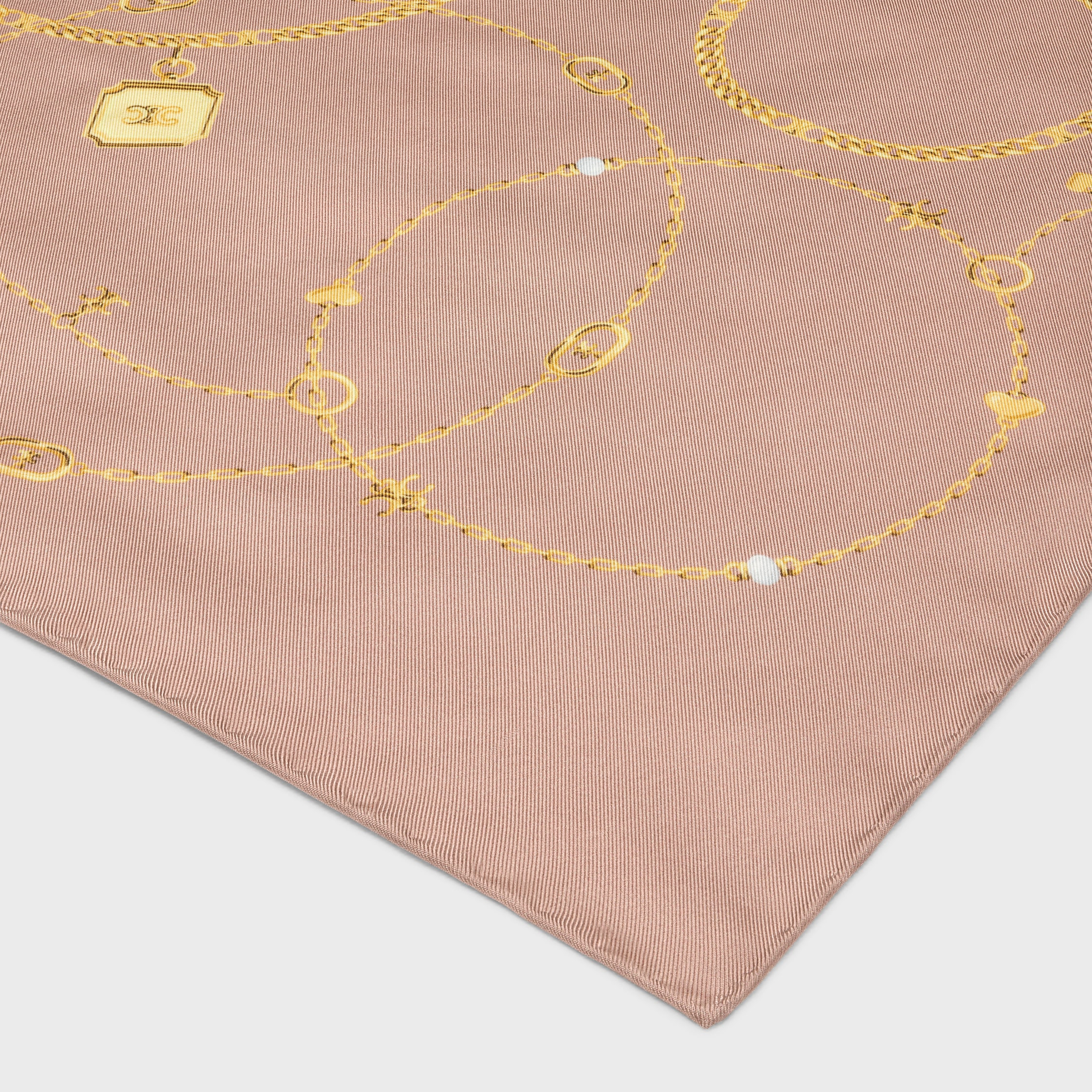 square in charms silk twill - 2