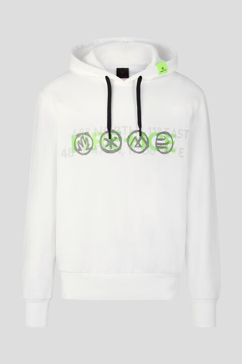 Covell Hoodie in White - 1
