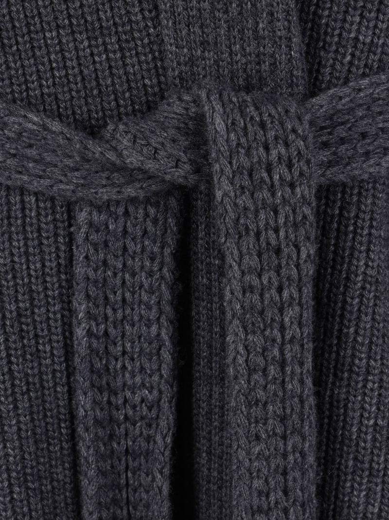 hooded belted cardigan 3