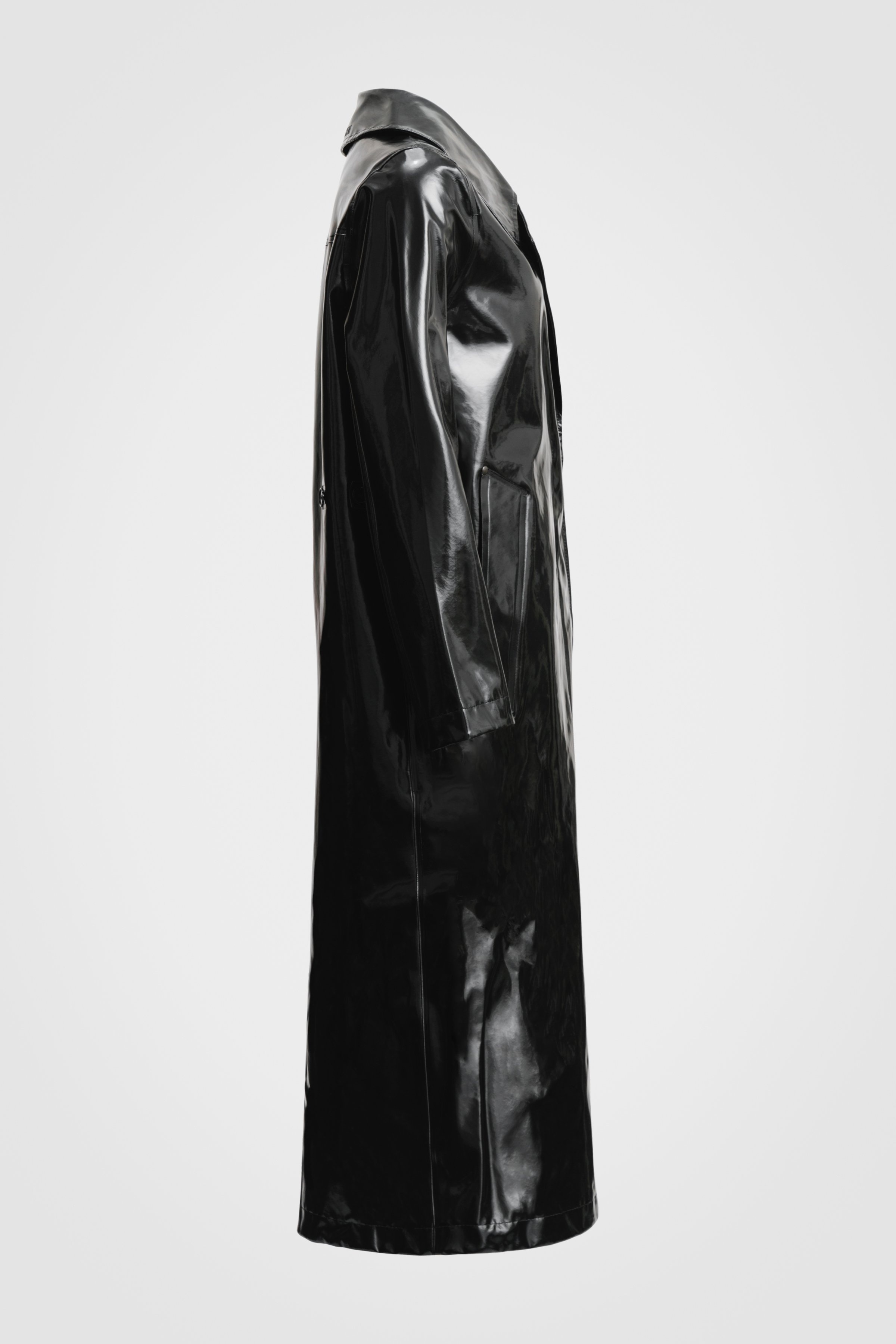 Mayfair Opal Trench Coat Black - 5