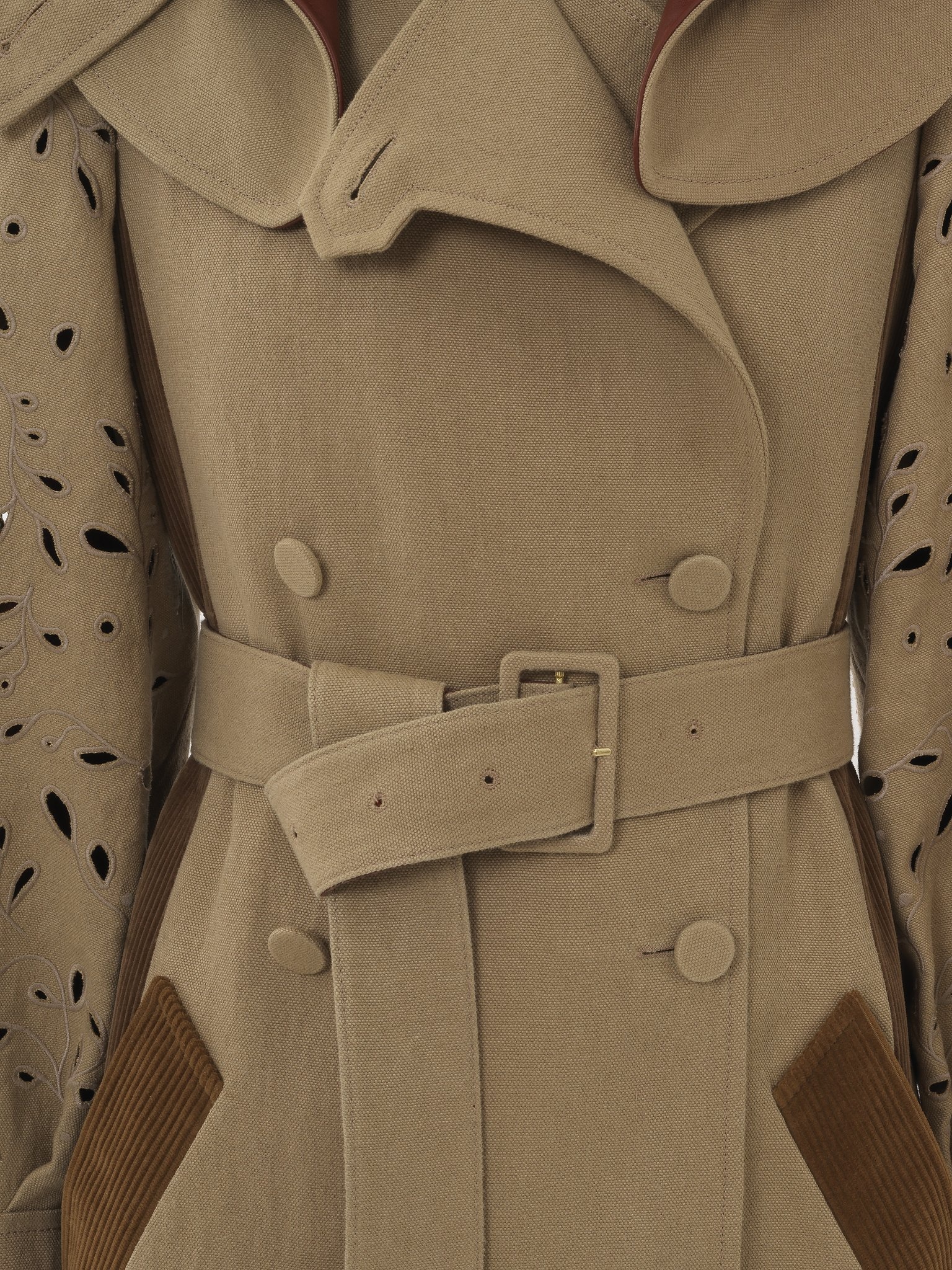 HOODED TRENCH COAT - 6