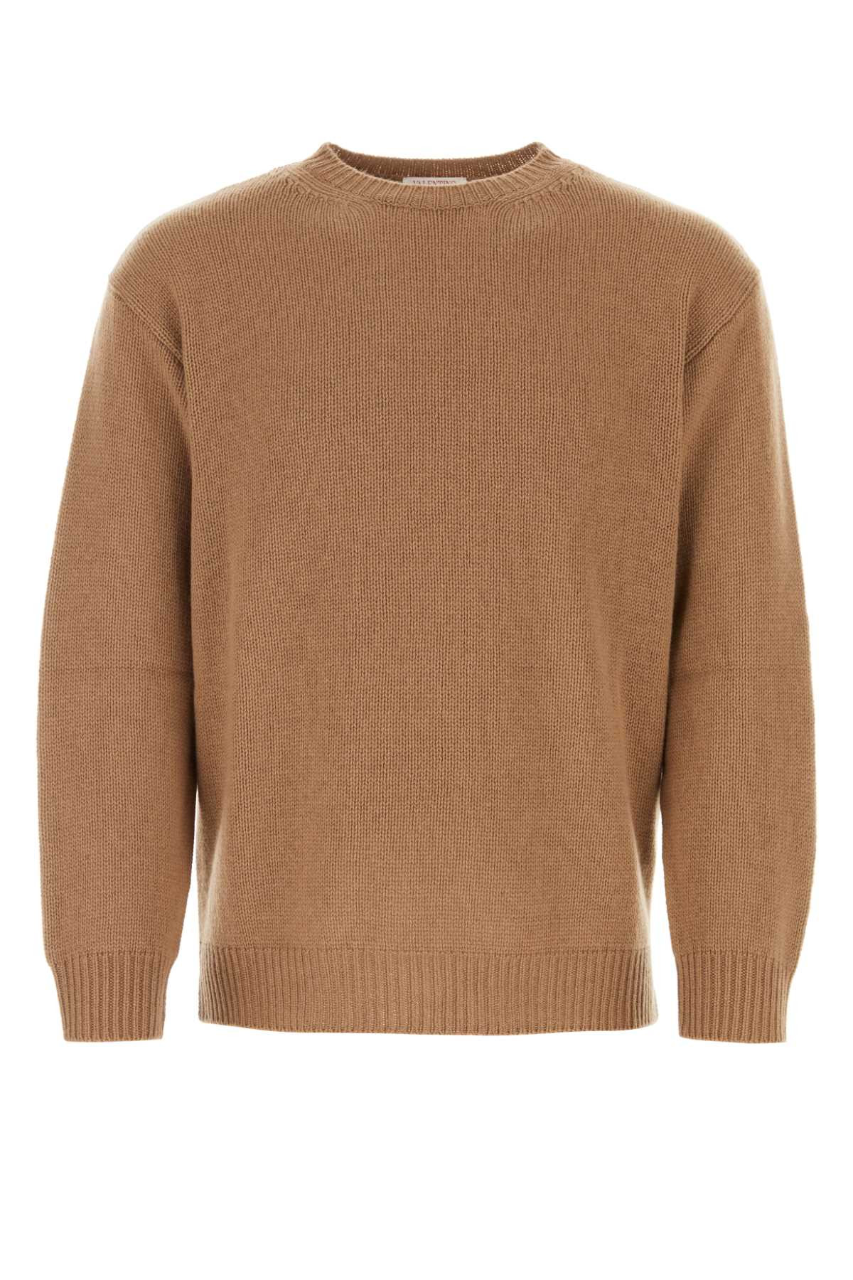 Valentino Garavani Men Biscuit Cashmere Sweater - 1