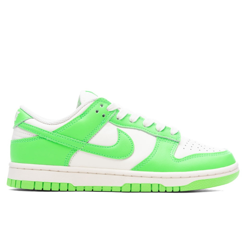 WOMEN'S DUNK LOW - SAIL/GREEN STRIKE - 1