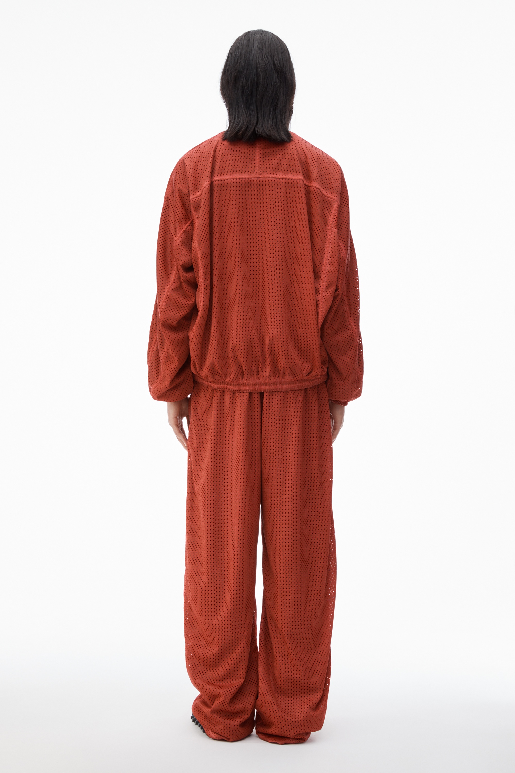 Track Jacket in Perforated Mesh - 4