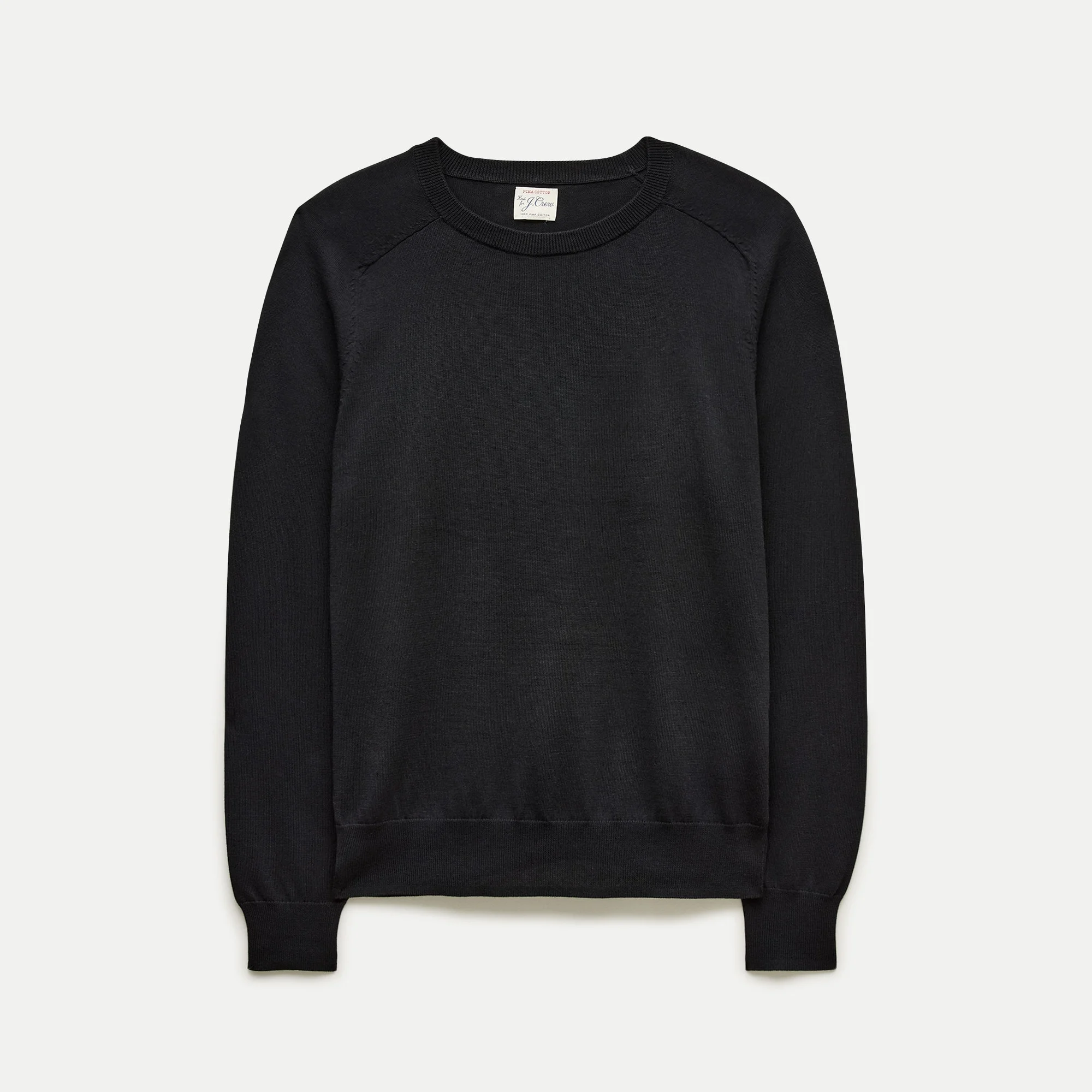 Pima cotton crewneck sweater - 1