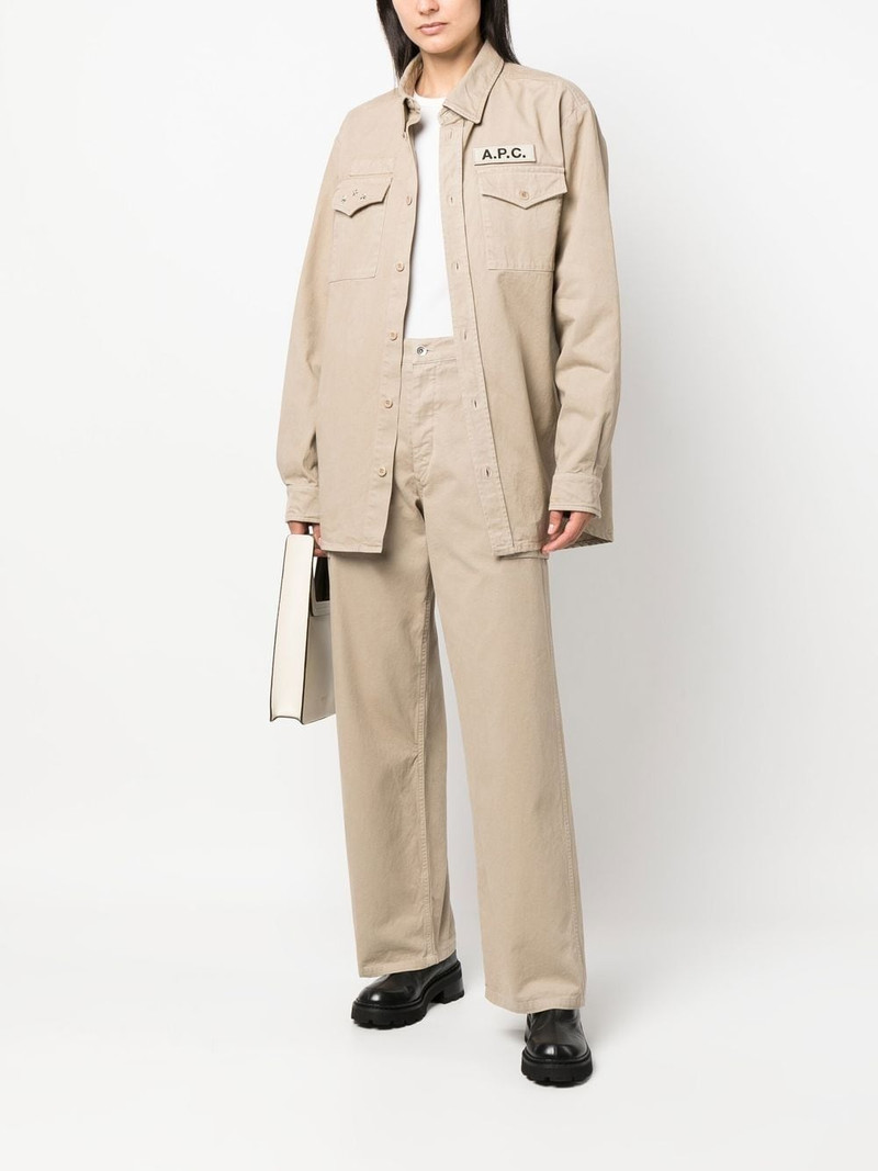 A.P.C. military cotton shirt outlook