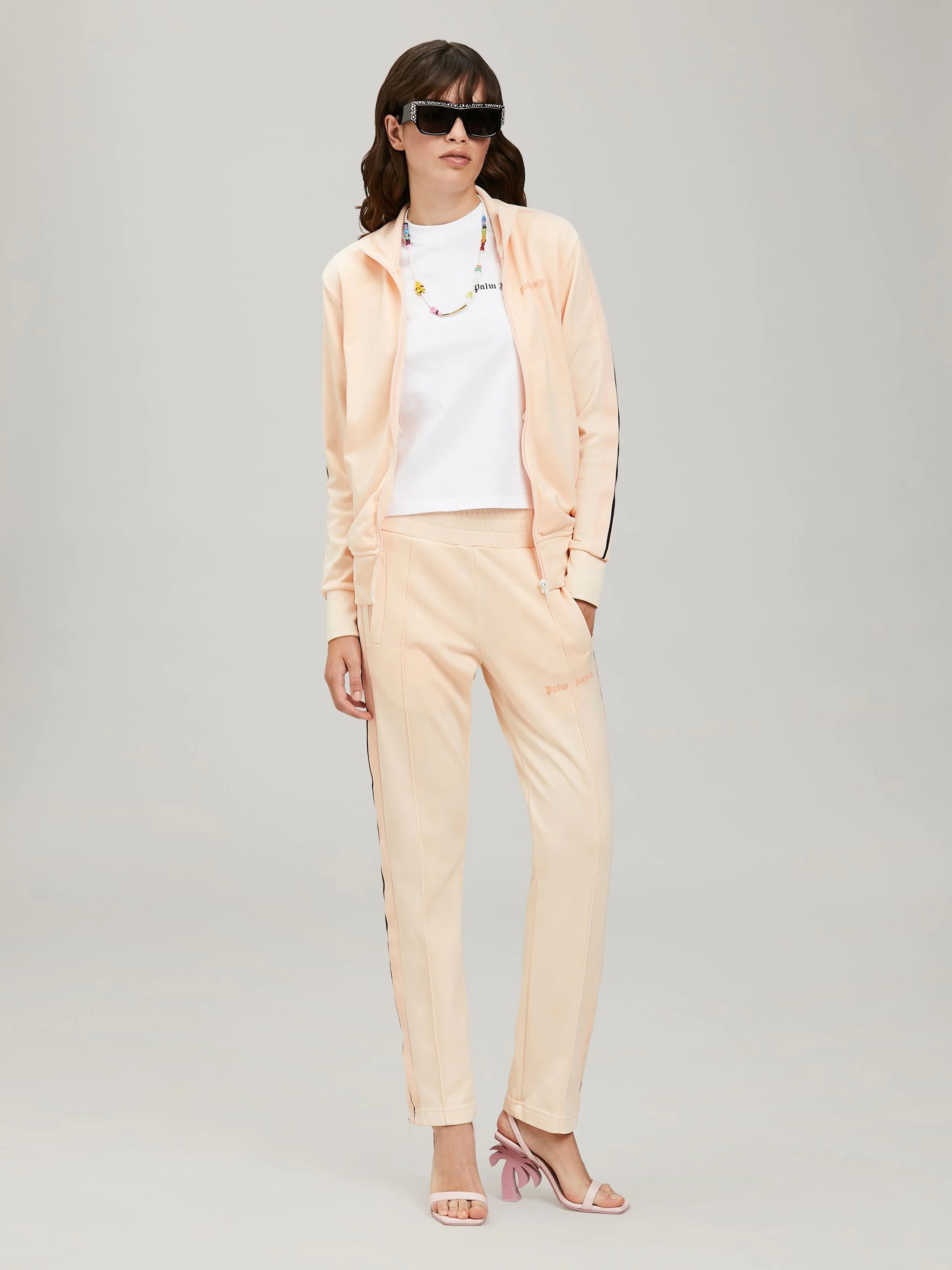 SALMON FLUO TRACK PANTS - 2