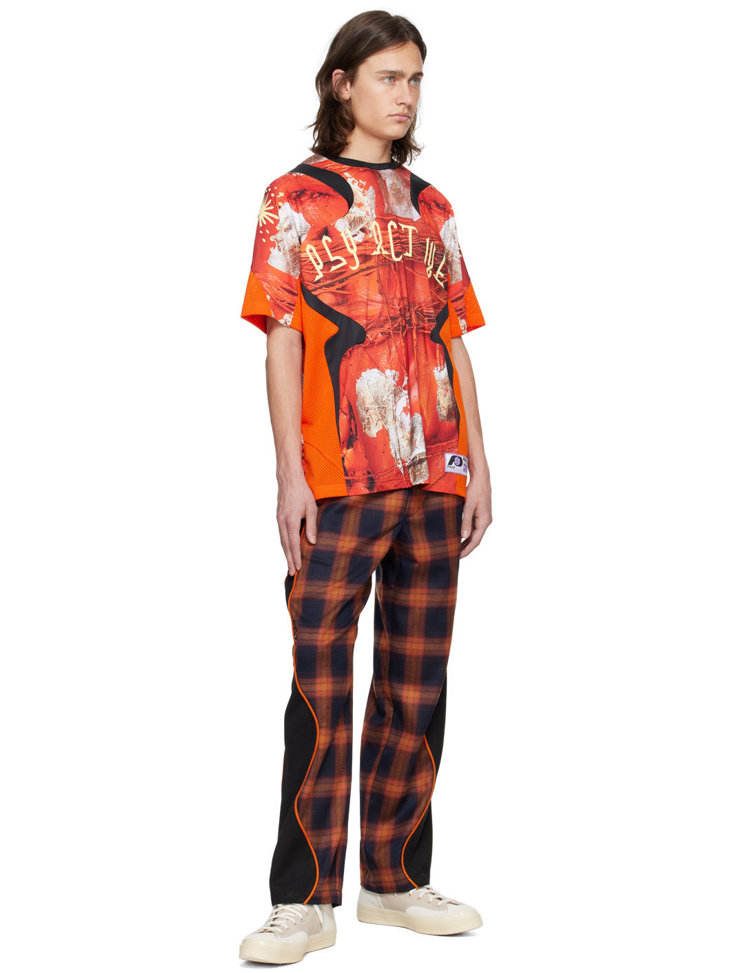Orange Mirage Track Pants - 4
