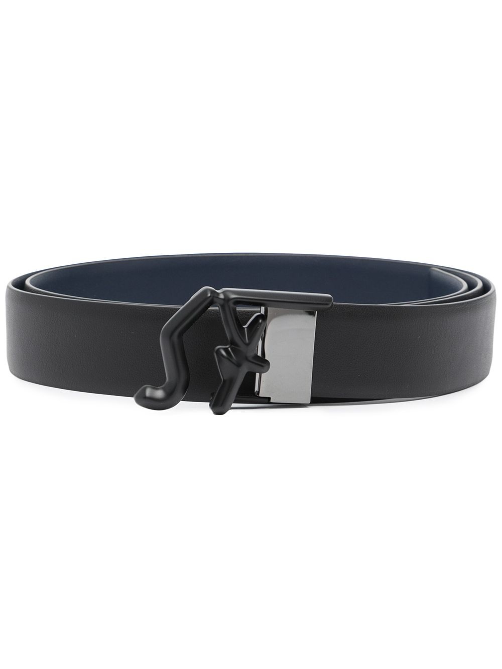 logo-buckle belt - 1