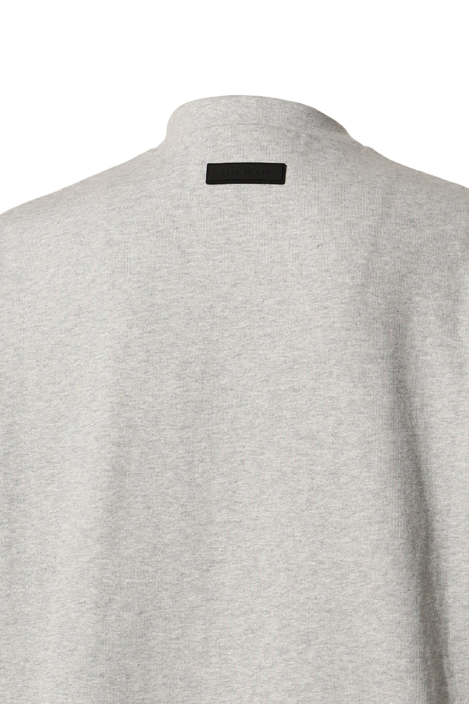 CREWNECK T-SHIRT / LIGHT HEATHER GREY - 4