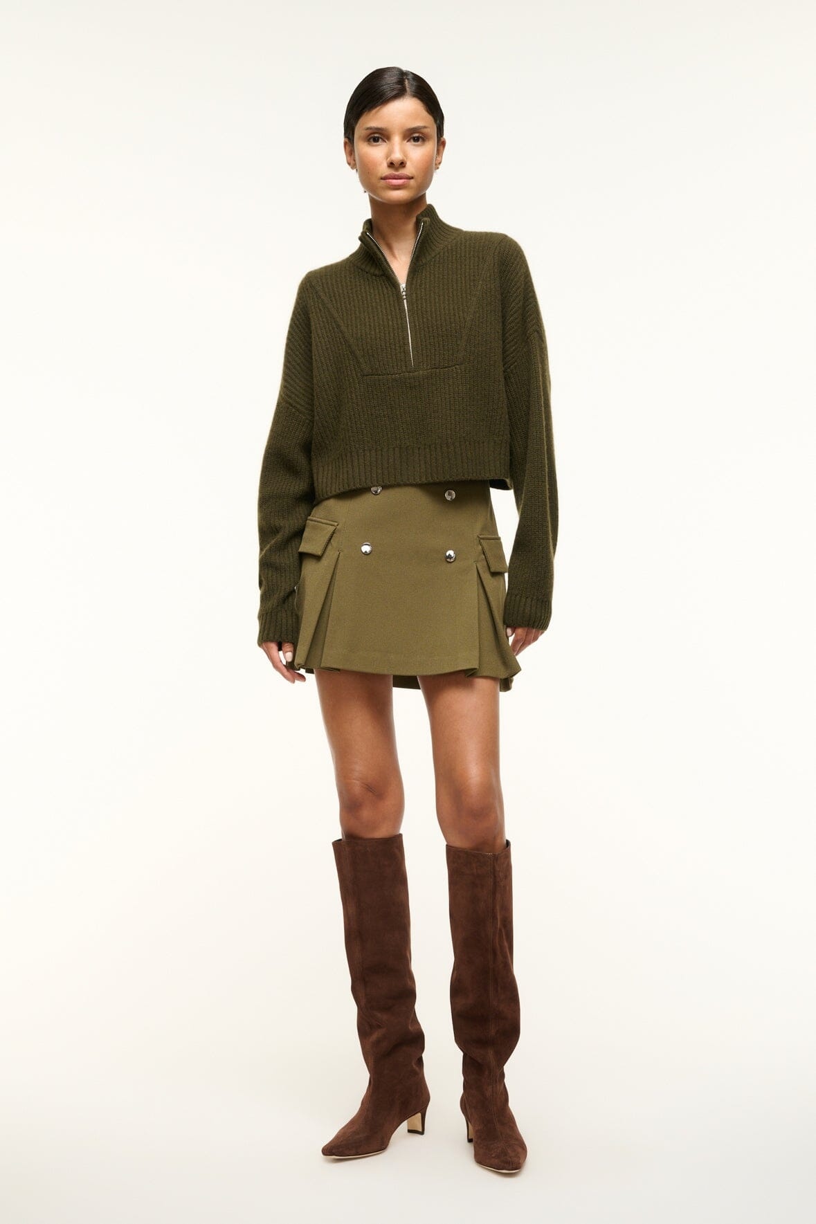 STAUD DIVISION SKIRT SERGEANT GREEN - 1