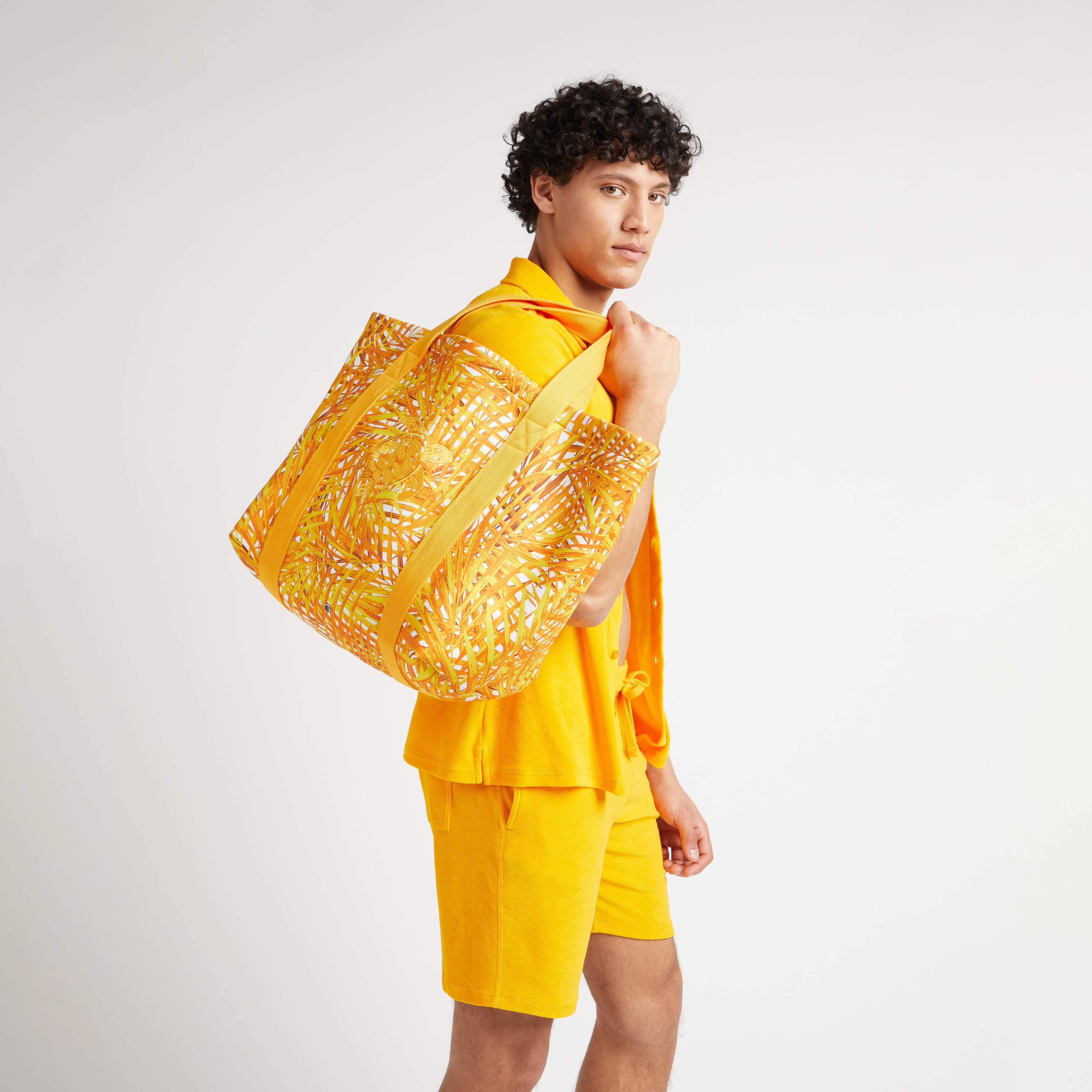Unisex Neoprene Large Bag Palm Leaves - 4