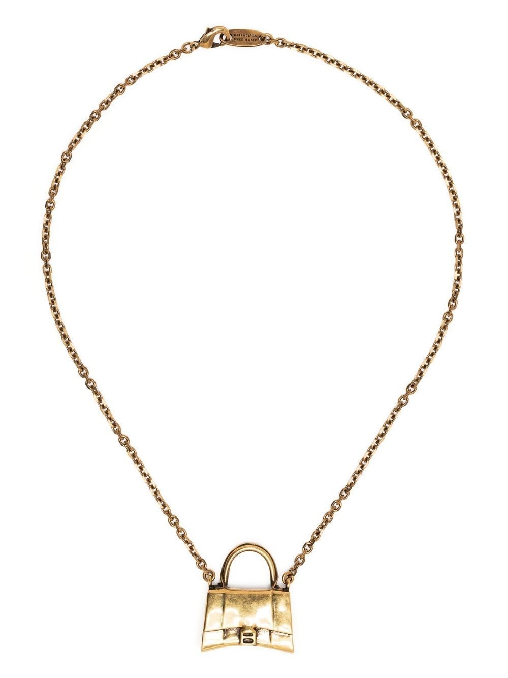 Hourglass pendant necklace - 1