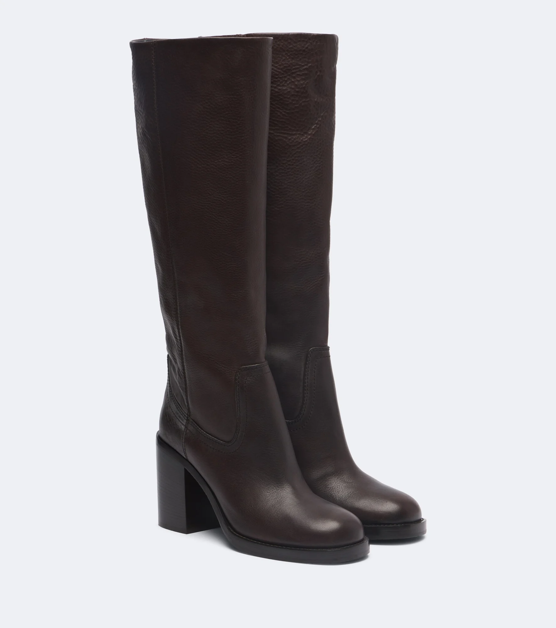 Alexandra leather knee-high boots - 1