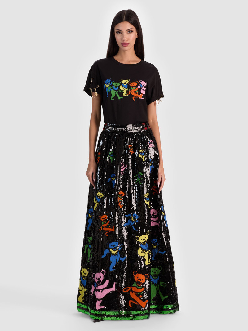 Alice + Olivia A+O X GRATEFUL DEAD TINA BALLGOWN SKIRT outlook