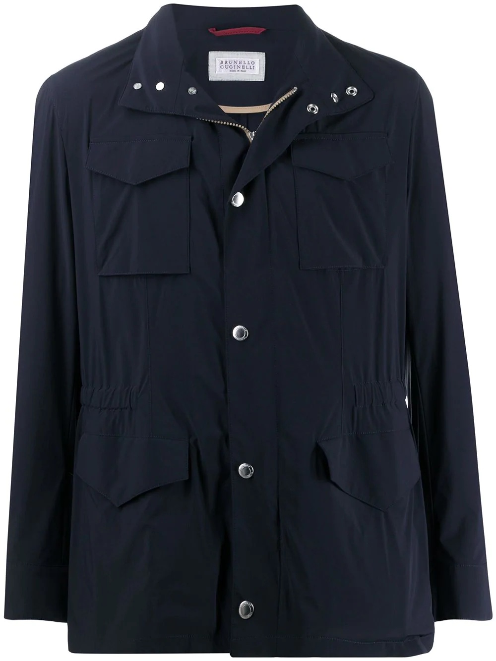 lightweight zipped coat - 1