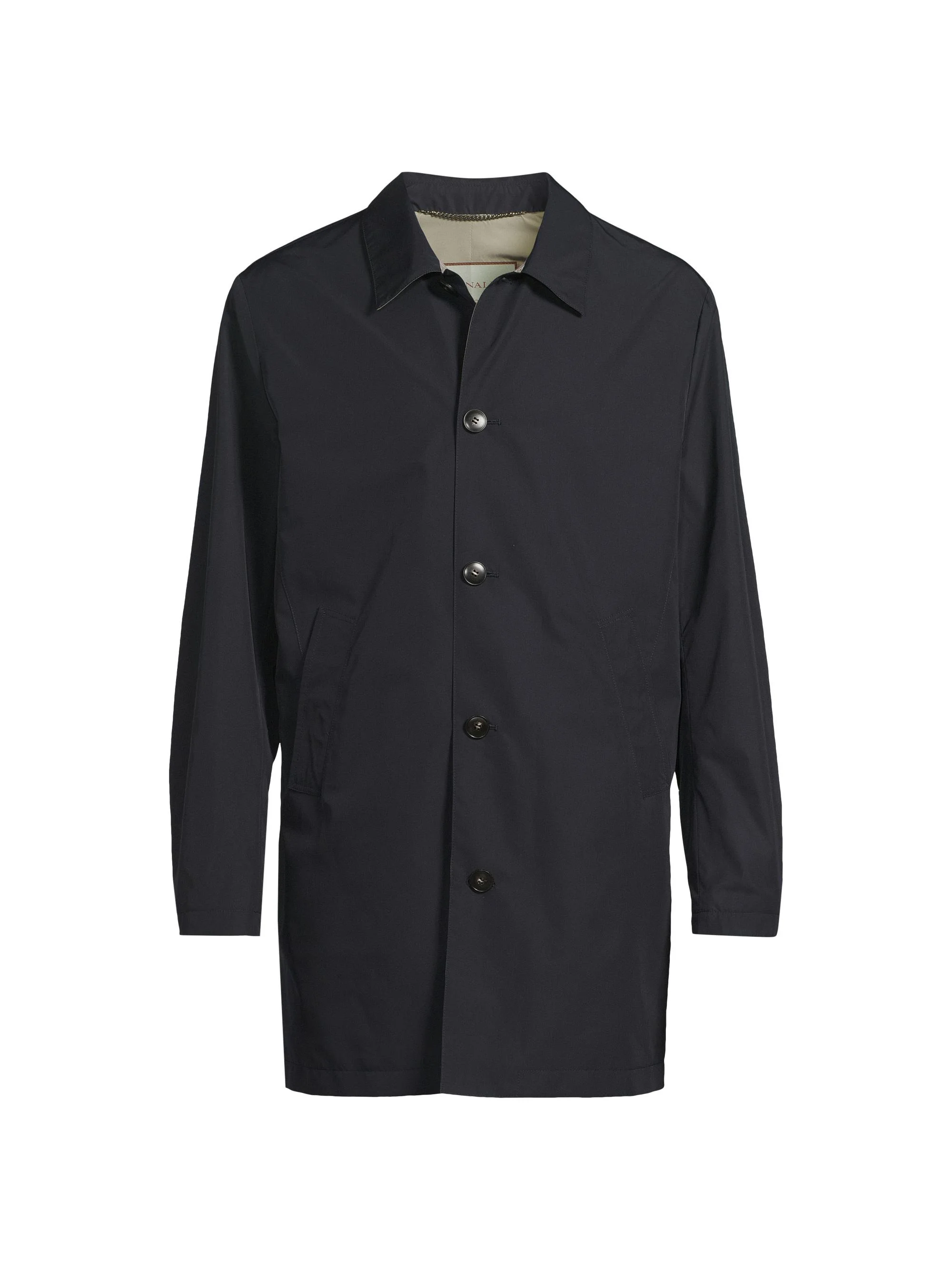 Men's Silk Touch Shirt Jacket - Navy - 1