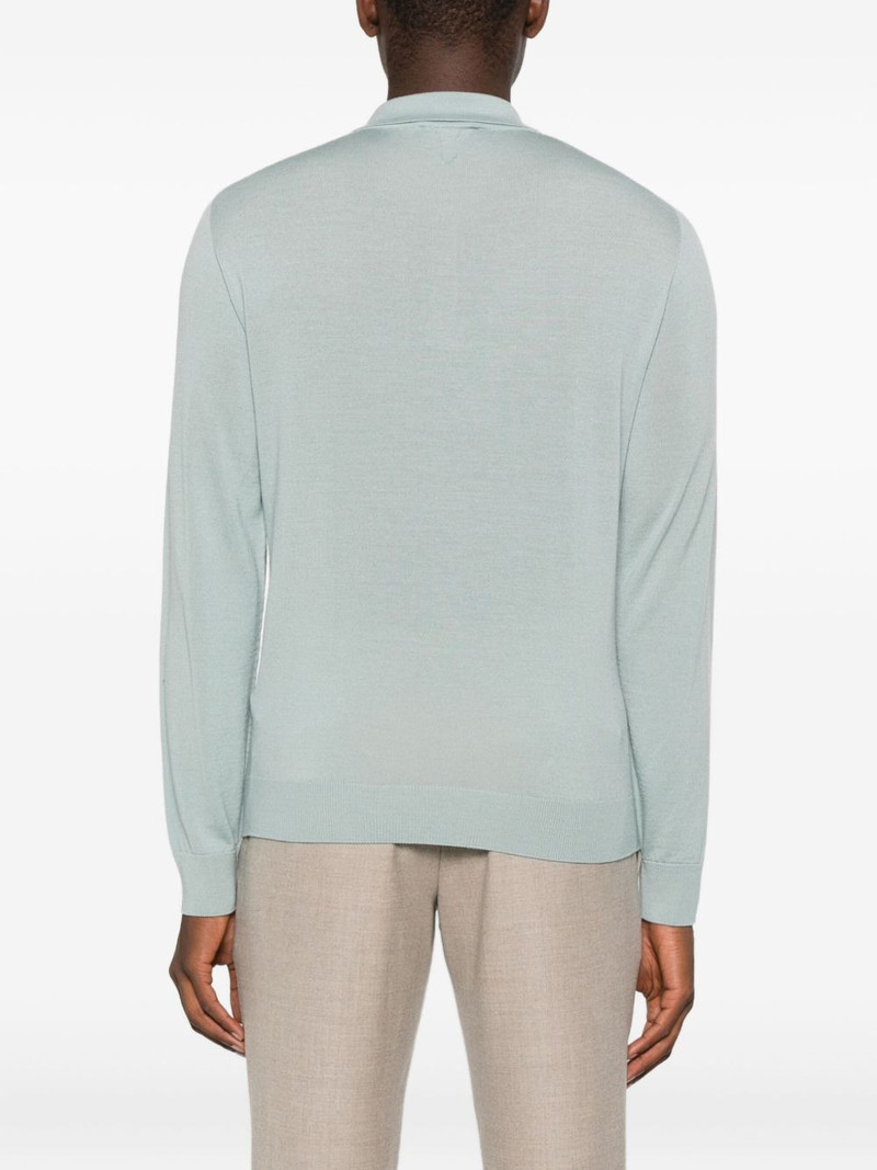 buttoned long-sleeve polo shirt 3
