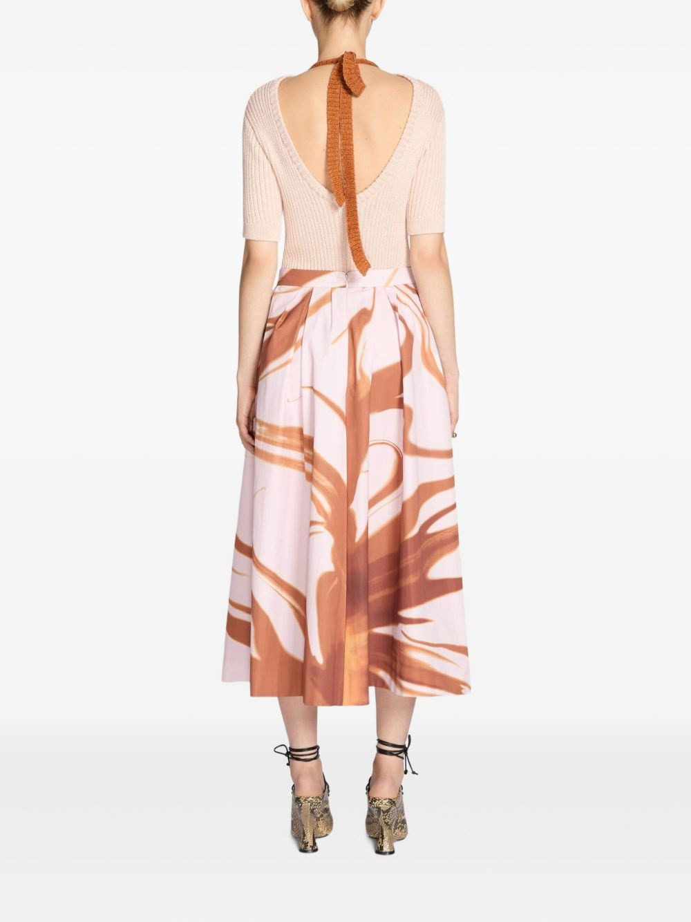 Soni printed midi skirt - 3