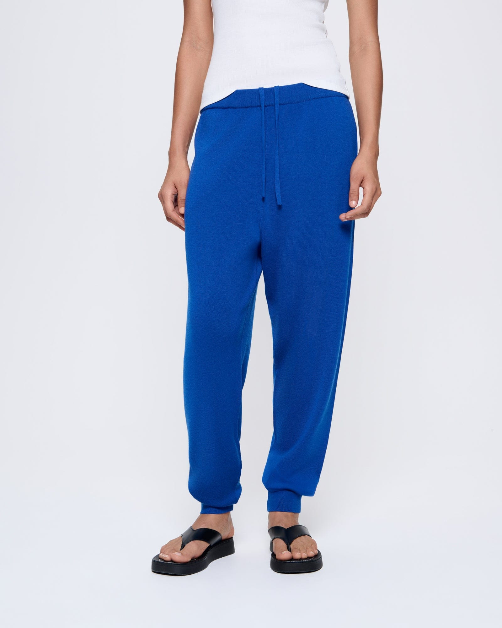 Womens DNA Regenerative Merino Wool Track Pants - Earth Blue - 3
